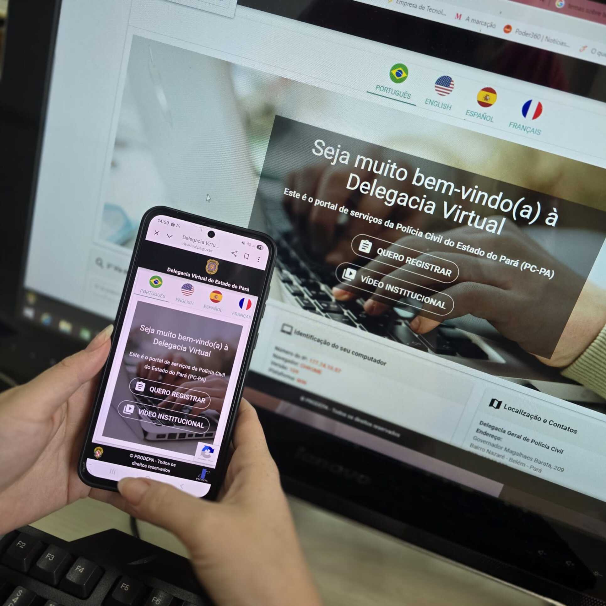 Delegacia Virtual Multilíngue
