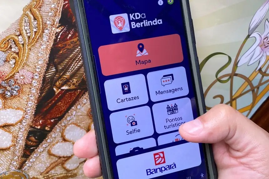 Prodepa desenvolveu o aplicativo ’KDaBerlinda’, a cada mais utilizado pelos devotos da festividade nazarena em Belém